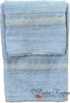 Комплект полотенец Sandri GLORIA blu 2шт.